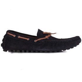 Resim Fitbas 852223 429 Erkek Lacivert Süet Büyük Numara Loafer Lacivert 