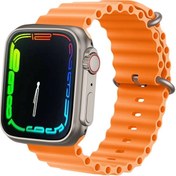 Resim Basriko VOROBELA Gs8+ Ultra Watch8 Ultra 49mm Vidalı (2.02) Siri Nfc Gps Turuncu 