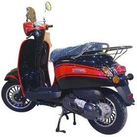 Resim Falcon Turtle 50 Motosiklet Siyah Kırmızı 