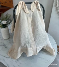 Resim Krem Puset Örtüsü | Lolly Babies - Konforlu ve Şık Tasarım 