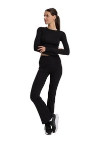 Resim Sportive Mahave Cropped Top Kadın Siyah Antrenman T-shirt 25kk1045-syh 1776166 SIYAH 