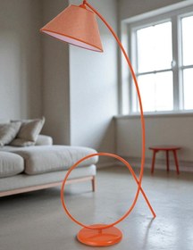 Resim Lumexx KAYA TURUNCU LAMBADER PRAMİT HASIR TURUNCU ABAJURLU 