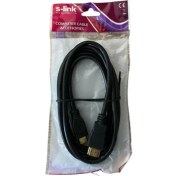 Resim S-Link Hdmı To Mini Hdmı 1.5m Altın Uçlu 24K 