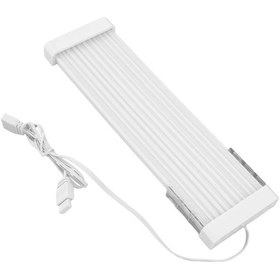 Resim Xindoker Coolmoon Al200 5v 3 Pin Rgb Led Işıklı 200mm Bilgisayar Ana Kartı/grafik Kartı Dekorasyon Kablosu, Esnek Silikon Malzeme, 56 Led Işık Damlacıklı, Senkronizasyon Desteği 