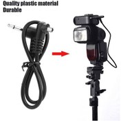 Resim Tenfowee Flaş Senkron Kablosu - Pc Erkek Uçtan 3.5mm Sokete, Sabit Bağlantı, Hafif Ve Dayanıklı Plastik Malzeme 