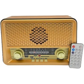 Resim Everton Rt-826 Bluetooth-Usb-Sd-Fm Kumandalı Nostaljik Radyo 