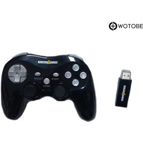 Resim Wireless Adaptörlü Ps3 Uyumlu Oyun Kolu Joystick 