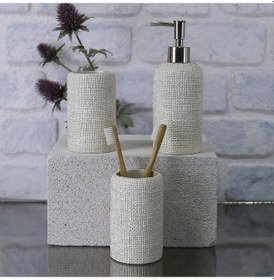 Resim Natural Diş Fırçalık İnci Bej 