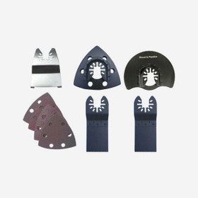 Resim Rtrmax RTM1370 Çok Amaçlı Kesici Raspalama 300 W 21.000 Rpm Hız Ayarlamalı (6 Adet Aksesuar Hediyeli) 