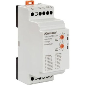 Resim Klemsan Vt3-acdc-24 ,24vdc 0..500vac/dc 0..10v/4..20ma Voltaj Transmitter 