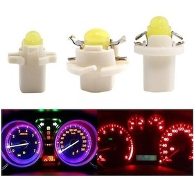 Resim Novahub 10 Adet B8.5/b8.3/b8.4 12mm Taban Cob Led Yuvarlak Araba Göstergesi Otomatik Led Göstergesi Dashboard Dash Yan Ampul B8.5d Sarı 