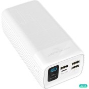 Resim Konfulon A21S LED Işıklı Powerbank 40.000 Mah - Beyaz 