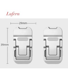 Resim Lufern Dayanıklı Laptop Standı 2 Kademeli Yükseltme Ayarlı 2 Adet Katlanır Boyun Sırt Ağrı 2 Adet 
