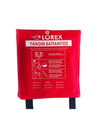 Resim Lorex Lr-Fb1010C 11.170 Çantalı Yangın Söndürme Battaniyesi 100 x 100 