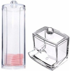 Resim Mien Akrilik Pamukluk Ve Kulak Çubukluğu Seti 2 Li Set ,Makyaj Organizeri 