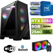 Resim MSI Şafak-Gaming Pc Ddr5-Rtx 5050 8gb -Intel I7 14700KF – 32 GB Ddr5 Ram – 1 Tb M.2 SSD 5000 4000 – 240MM Sıvı Sogutma -Windows 11 Pro 