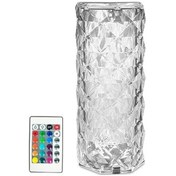 Resim Joyhub 16 Renkli Kristal Led Gece Lambası - Dokunmatik Renk Değişen, Şarj Edilebilir Yatak Odası Aydınlatması Beyaz 