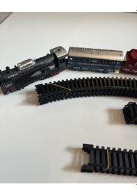 Resim Tren Hareketli Pilli Işıklı 19 Parçalı Çok Renkli 