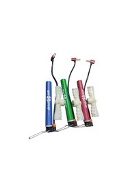 Resim ORMO Bisiklet Pompa Alüminyum ''Karışık Renk'' Kısa [ A/V - F/V Uyumlu ] - 35 CM 