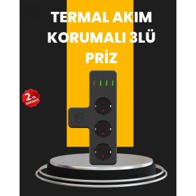 Resim MiraLive Ev ve Ofis Için Akıllı Çoklu Priz 7 Girişli 