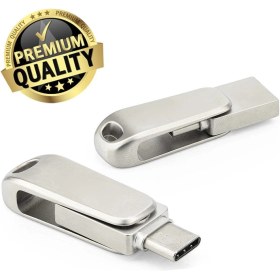 Resim Usb-A ve Type-C Otg USB Bellek Çiftgirişli Flash Bellek Telefon Girişli Bellek 32GB 