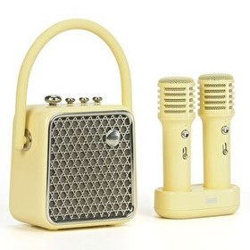 Resim Divoom SongBird-SE Sarı Çift Mikrofonlu 18W Bluetooth Hoparlör 