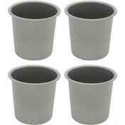 Resim Geeksen 4'lü 220ml Titan Bira Bardağı - Hafif, Taşınabilir, Outdoor Uygun, Yer Tasarruflu Yığmalı, Kremalı Köpükler İçin Çok Renkli 