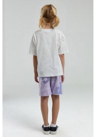 Resim U.S. Polo Assn. Kız Çocuk Lila Şortlu Alt Üst Takım 50312553-VR013 