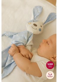 Resim Bebekevi Mavi Desenli Uyku Arkadaşı Bebek Uyku Arkadaşı Mavi 