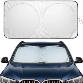 Resim Sevimle Store Ön Cam Güneşlik Kolay Katlanabilir (150CM x 70CM) - Uv Koruma ve Isı Azaltma Otomobil Güneşlikleri 
