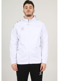 Resim Hummel Armin Pro Pamuklu Sweatshirt Beyaz 