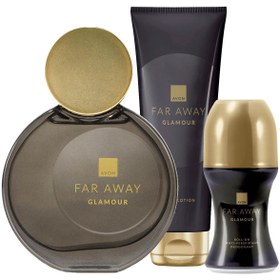 Resim Avon Far Away Glamour Parfüm Vücut Losyonu Rollon Paketi 