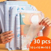Resim 30 adet Kendinden Yapışkan Kitap Kapakları, Şeffaf Mat Kitap Filmleri, Kitap Kapakları, Koruyucu Kitap Kapakları, Önceden Kesilmiş Kitap Kapakları, Yeniden Kullanılabilir ve Ayarlanabilir Kitap Kapakları, Kalınlaştırılmış Koruyucu Kitap Kapakları, Ofis, Okul veya Öğrenciler için Uygun 