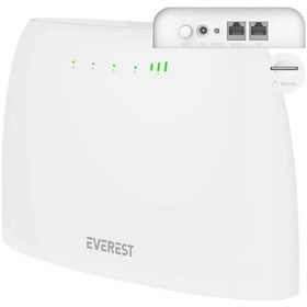 Resim Everest Ewr-4g03 4g Lte Wi-fi Router Sım Kart Girişli 300 Mbps 2.4ghz Wan/lan Portlu Kablosuz Yönlen 