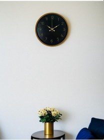 Resim 36 Cm Kahverengi Standart Duvar Saati Açık 