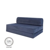 Resim Homedius Magic Katlanır İkili Yatak - İndigo 