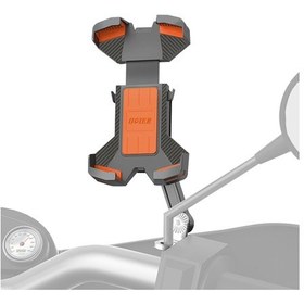 Resim Odıer Bisiklet Mobil Telefon Tutucu Anti-sarsıntı Moto Telefon Montajı Ayarlanabilir Sürüş Navigasyon Tutucu Bisikletler İçin Ebike Moto Turuncu 