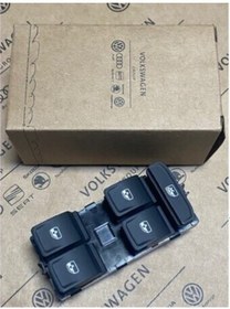 Resim VW GOLF 7 2013-2016 ÖN SOL CAM AÇMA KAPAMA DÜĞMESİ 5G0959857D 