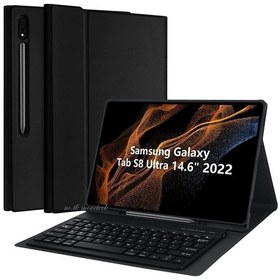 Resim Samsung Galaxy Uyumlu S8 Ultra 14.6 İnç Klavyeli Tablet Kılıfı Bluetooth 