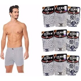 Resim Seher Yıldızı Erkek Desenli Boxer 007 - 3 Adet 001 