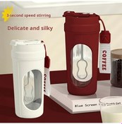 Resim Topnotch Kırmızı 7000 Rpm Taşınabilir Elektrikli Otomatik Shaker Blender 