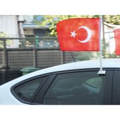 Resim ROLLEYS Flamalı Araç Konvoy Türk Bayrağı 30 X 45 - 30 Adet 