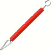 Resim 5 adet Paslanmaz Çelik Oyma Araçları Seti - Ergonomik Kırmızı Saplar - Meyve, Kil, Seramik Oyma - Dayanıklı ve Temizlemesi Kolay - Seramik Yapımı, Sebze ve Meyve Oyma, Mum Oyma, Meyve Oyma Araçları, Paslanmaz Çelik Kil Oyma Araçları, Seramik Oyma Araçları, Kil Oyma Araçları 