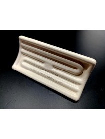 Resim Infrared Seramik Isıtıcı Rezistans Konkav 122X60MM 400W 230V Beyaz Renk Hsc Model 