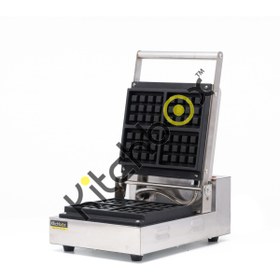 Resim Kitchbox Ticari Endüstriyel Küçük Belçika Waffle Makinesi 