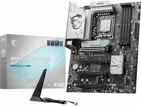 Resim MSI MB B860 GAMING PLUS WIFI SOKET 1851 DDR5 8600MHZ(OC) 3xM.2 1x TB4 HDMI DISPLAY 5G LAN WIFI 7 ATX 