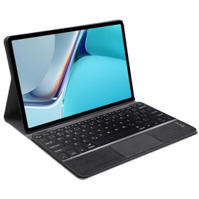 Resim Microcase Huawei Matepad 11 Uyumlu 2021 Bluetooth Touchpad Klavye + Standlı Kılıf - Bkk5 