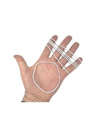 Resim Ekoset Beyaz Paket Lastiği 120mm 1kg 