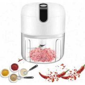 Resim Sepetopia Mini El Rondosu Şarjlı Doğrayıcı Taşınabilir Rondo Blender 250 ml 