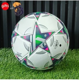 Resim Cordial Profesyonel Yetişkinler İçin Yeşil Faux Deri Futbol Topu Beden 5 Yüksek Esnek Aşınmaya Dayanıklı Yeşil 
